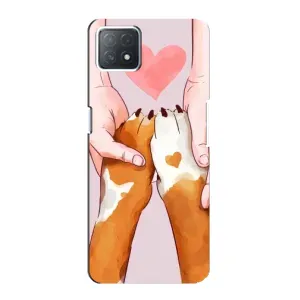 Чехлы с собаками для Oppo a72 (5G) (VPrint) (Любовь к собакам)