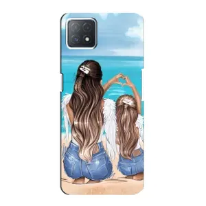 Чехол с печатью для Oppo a72 (5G) - (Мама с ребенком) (AlphaPrint)