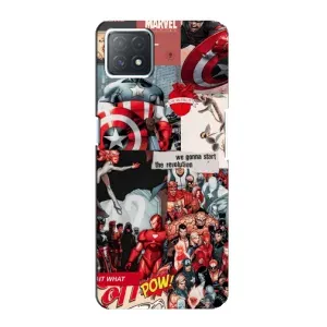 Чехол МАРВЕЛ для Оппо А72 (5G) (AlphaPrint) (Марвел Комикс)