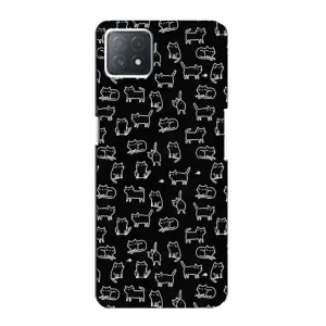 Чехол с принтом для Oppo a72 (5G) (AlphaPrint) Модные коты (Меленькие котики)