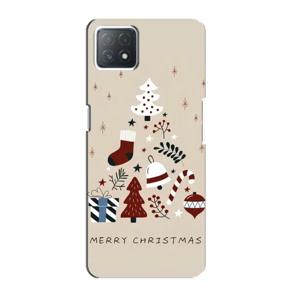 Чехол с принтом «Merry Christmas» для OPPO A72 (5G)