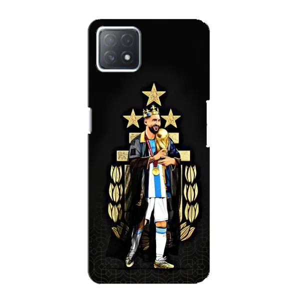 Чехол с принтом «Месси Король» для OPPO A72 (5G)