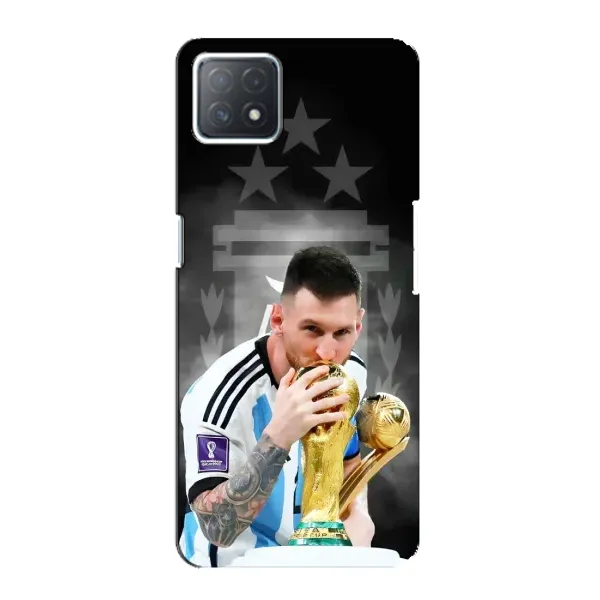 Чехол с принтом «Месси Чемпион» для OPPO A72 (5G)