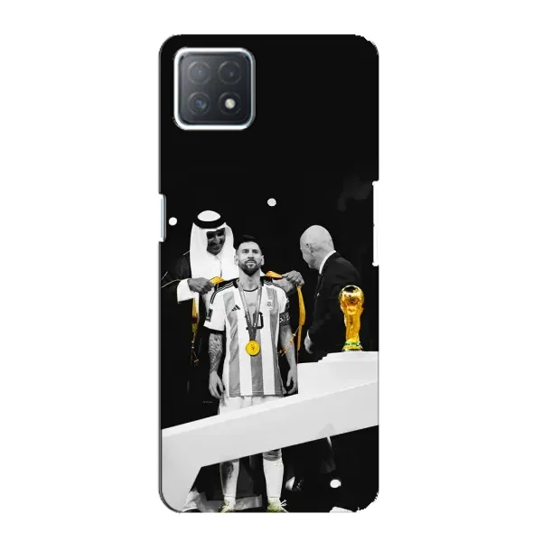 Чехол с принтом «Месси в накидке» для OPPO A72 (5G)