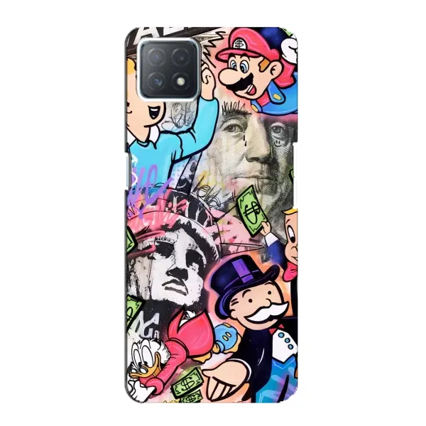 Чехол с принтом «Monopoly man» для OPPO A72 (5G)