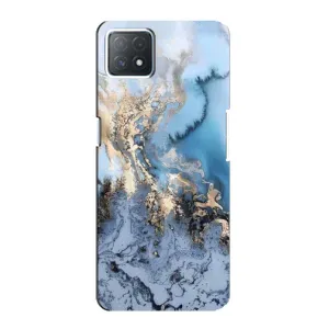 Мраморный чехол на Oppo a72 (5G) (VPrint) (Нежный мрамор)