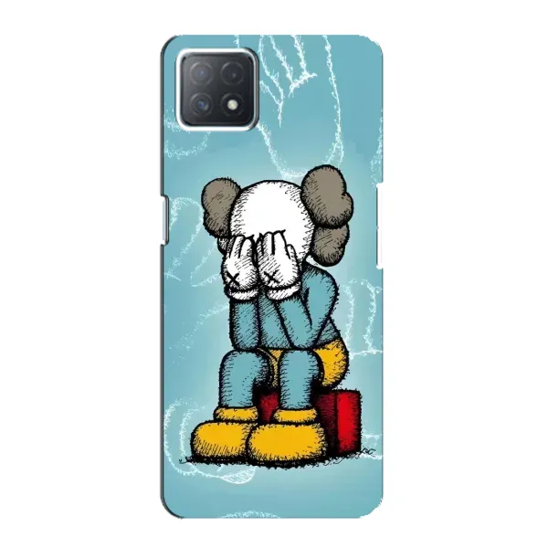 Чехол с принтом «Плач Bearbrick» для OPPO A72 (5G)