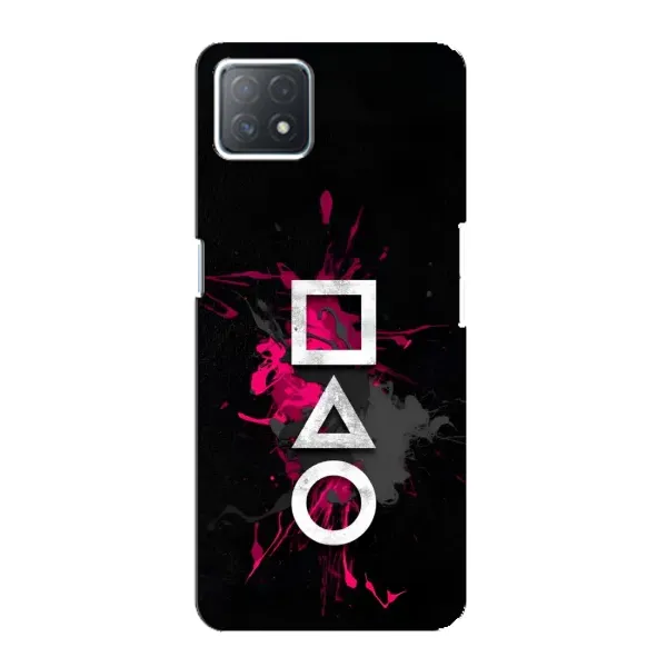 Чехол с принтом «Символы Игра кальмара» для OPPO A72 (5G)
