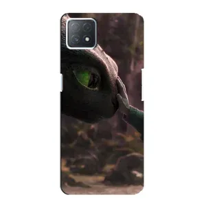 Чехол как приручить дракона на Oppo a72 (5G) (Сцена с драконом)