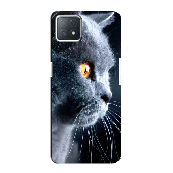 Чехол с принтом «Серый Кот» для OPPO A72 (5G)