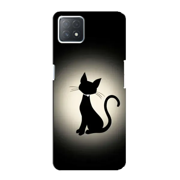 Чехол с принтом «Силуэт котика» для OPPO A72 (5G) Чехол с принтом «Силуэт котика» для OPPO A72 (5G)