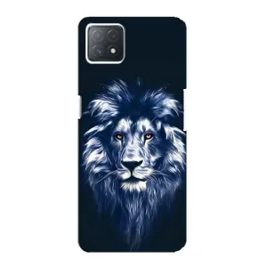 Чехол со Львом для Oppo a72 (5G) (VPrint) (Синий Лев)