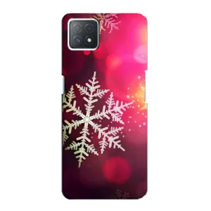 Новогодние Чехлы для Оппо А72 (5G) (VPrint) (Снежинка)