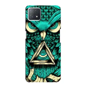 Чехол с птицами на Oppo a72 (5G) (VPrint) (Сова с глазом)