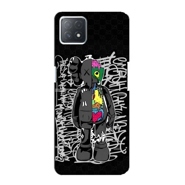 Чехол с принтом «Стиль Bearbrick» для OPPO A72 (5G)