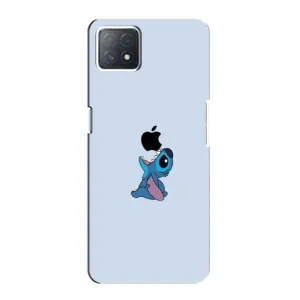 Чехол с принтом Стич на OPPO A72 (5G) (Stitch apple)