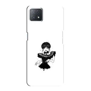 Чехлы Венсдей на Oppo a72 (5G) Уэнсдей (AlphaPrint) (танец Уэнздей)
