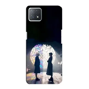Чехлы Венсдей на Oppo a72 (5G) Уэнсдей (AlphaPrint) (Уэнздей и Инид)