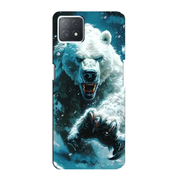 Чехол с принтом «Полярный медведь» для OPPO A72 (5G)