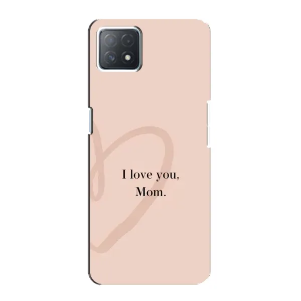 Чехол с принтом «Сердце маме» для OPPO A72 (5G)