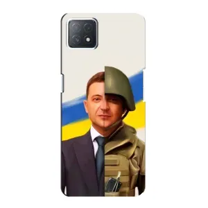 Чехол для Oppo a72 (5G) (AlphaPrint - с принтом Зеленского) (Зеленский солдат)