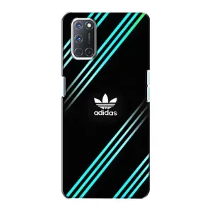 Чехлы Адидас для Oppo A72 (AlphaPrint) (Адидас с полосами)