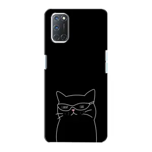 Чохол з малюнком кіт на Oppo A72 (Байдужий кіт)