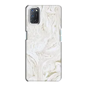 Мраморний чехол на Oppo A72 (VPrint) (Білий мрамор)