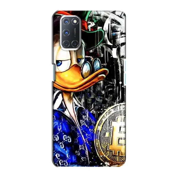 Чохол з принтом «Біткойн Скрудж» для OPPO A72