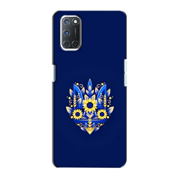 Чохол з принтом «Квітковий Герб» для OPPO A72