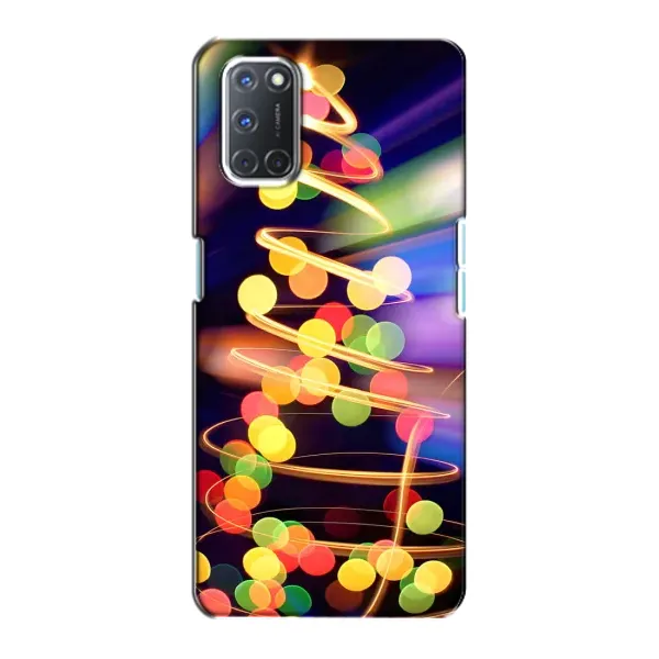 Чохол з принтом «Ялинка в огоньках» для OPPO A72