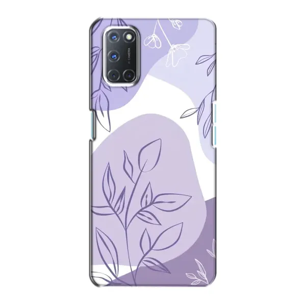 Чехол с принтом «Фиолетовые листья абстракция» для OPPO A72 Чехол с принтом «Фиолетовые листья абстракция» для OPPO A72