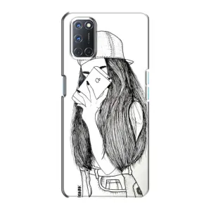 Чехол с печатью для Oppo A72 - (Мода) (AlphaPrint) (Фото девочки)