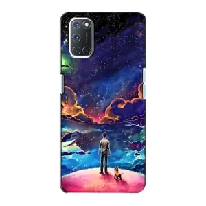 Космические Чехлы для Оппо А72 (VPrint) (Галактический вид)