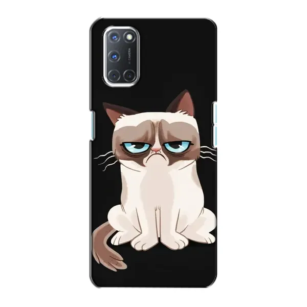 Чохол з принтом «Сумний кіт» для OPPO A72