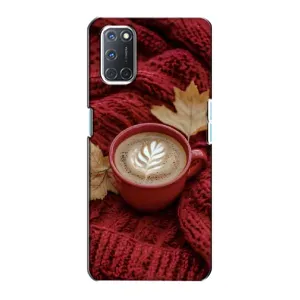 Чехол с принтом «Кофе на пледе» для OPPO A72