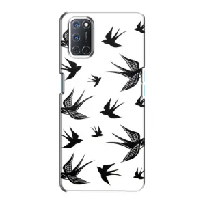 Чохол з пташками на Oppo A72 (VPrint) (Ластівки)