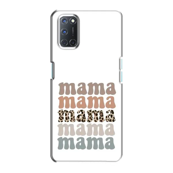 Чехол с принтом «Текстовый коллаж мама» для OPPO A72 Чехол с принтом «Текстовый коллаж мама» для OPPO A72