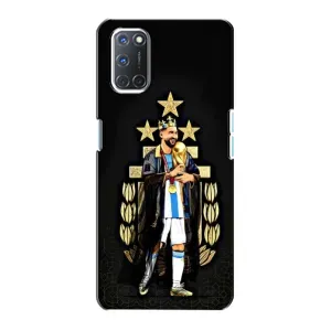 Чехлы для Oppo A72 (Leo чемпион) (AlphaPrint) (Месси Король)