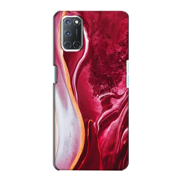 Чохол з принтом «Мрамор червоний» для OPPO A72 Чохол з принтом «Мрамор червоний» для OPPO A72