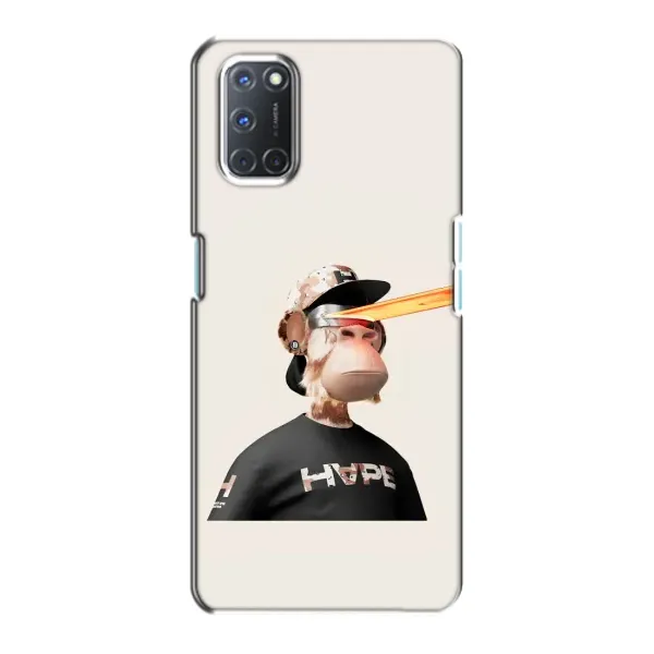 Чохол з принтом «мавпа NFT в окулярах» для OPPO A72
