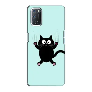 Чохол з принтом для Oppo A72 (AlphaPrint) Модні коти (Падаючий кіт)