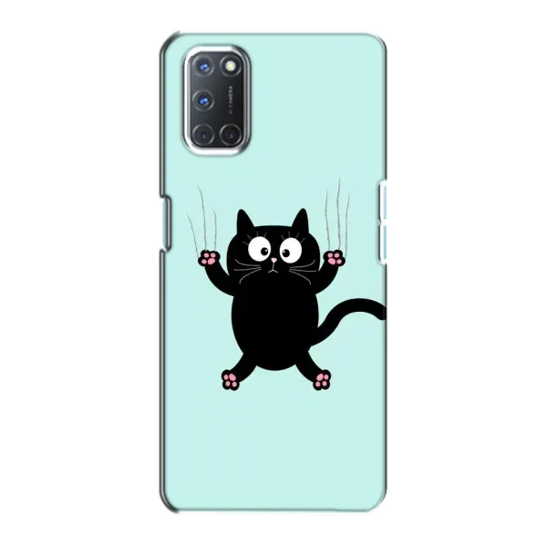 Чохол з принтом «Падаючий кіт» для OPPO A72