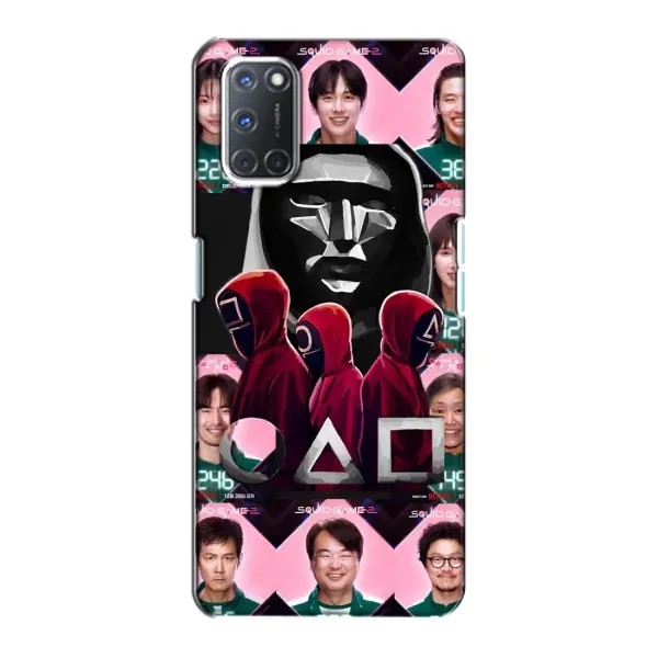 Чохол з принтом «Учасники Гра кальмара» для OPPO A72 Чохол з принтом «Учасники Гра кальмара» для OPPO A72