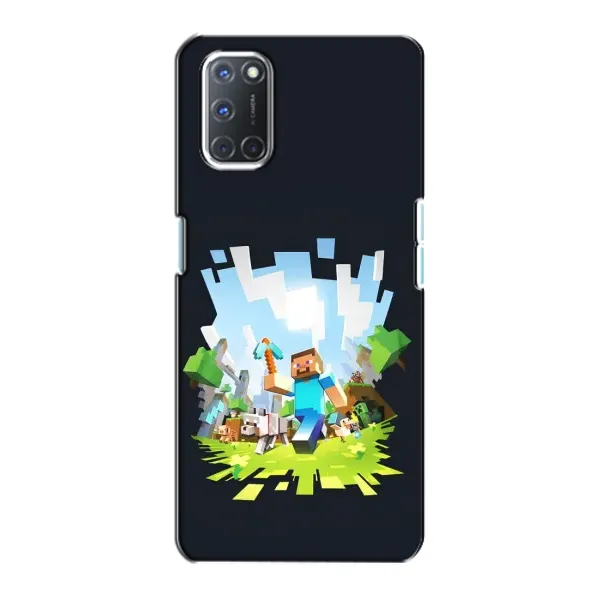 Чохол з принтом «персонажі Minecraft» для OPPO A72