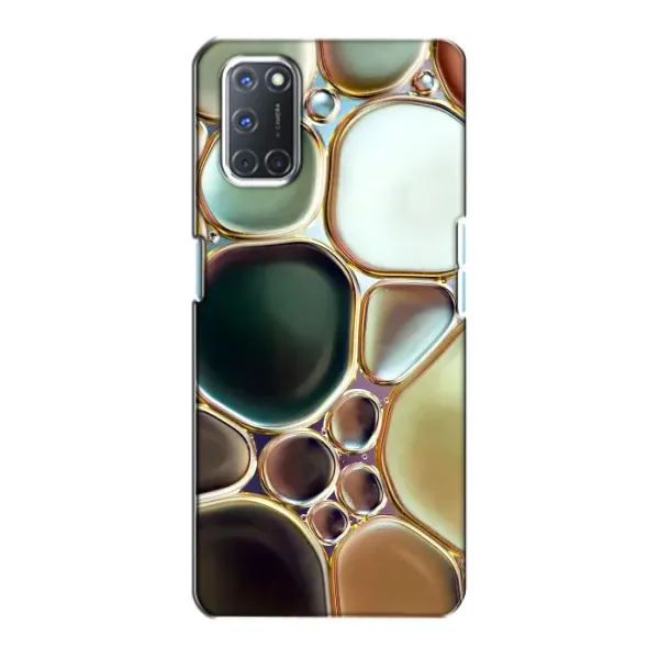 Чохол з принтом «Радужний Мрамор» для OPPO A72