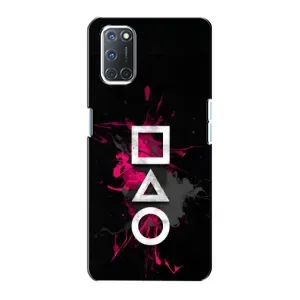 Чохол Гра в кальмара для Oppo A72 (Символи Гра кальмара)