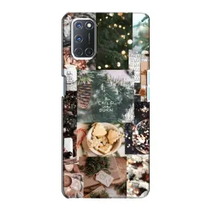 Різдвяні, Святкові Чохли для OPPO A72 (Різдвяний колаж)