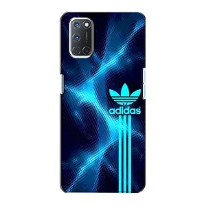 Чехлы Адидас для Oppo A72 (AlphaPrint) (Синий Адидас)