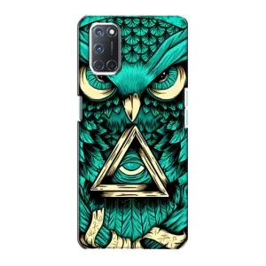 Чохол з пташками на Oppo A72 (VPrint) (Сова з оком)